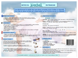 Notice d'utilisation du dispositif médical Kinebal
