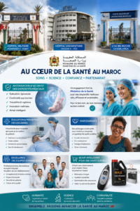Affiche institutionnelle du Ministère de la Santé marocain