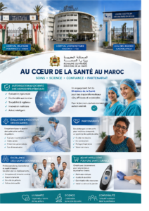 Affiche institutionnelle sur la santé au Maroc